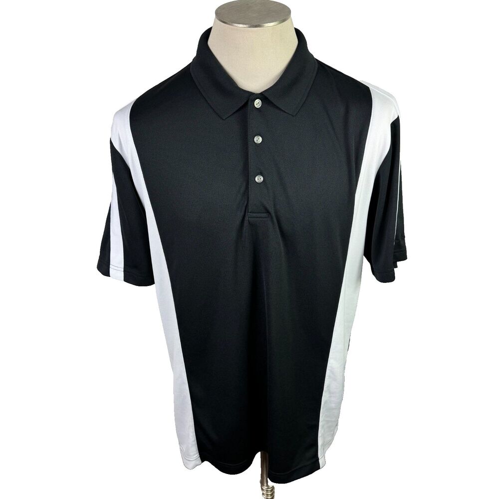 Ben Hogan Performance Polo Shirt Men's XL Black White